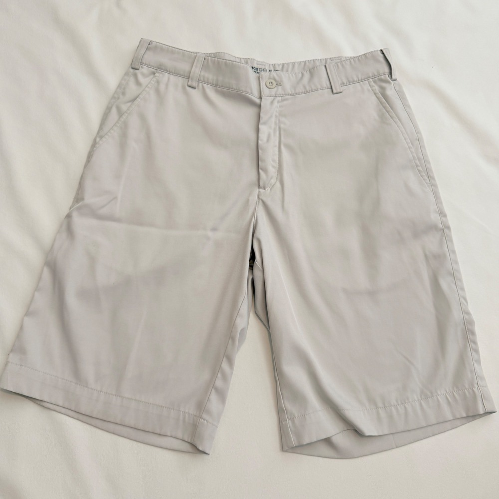 Nike Golf Shorts Mens 30 Gray Dri-FIT Tour Performance Flat Front 715809-072